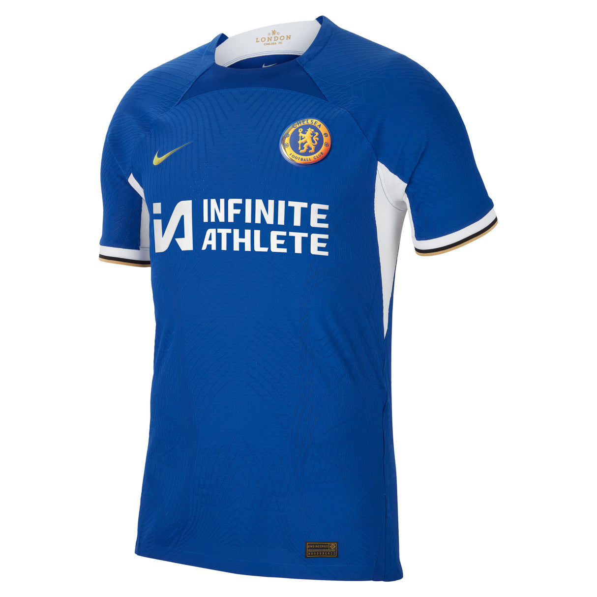 Chelsea WSL Home Vapor Match Sponsored Shirt 2023-24 with Charles 21 printing - Kit Captain