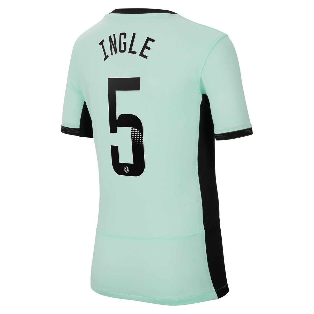 Chelsea WSL Third Stadium Sponsored Shirt 2023-24 - Kids with Ingle 5  printing - Kit Captain