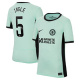 Chelsea WSL Third Stadium Sponsored Shirt 2023-24 - Kids with Ingle 5  printing - Kit Captain