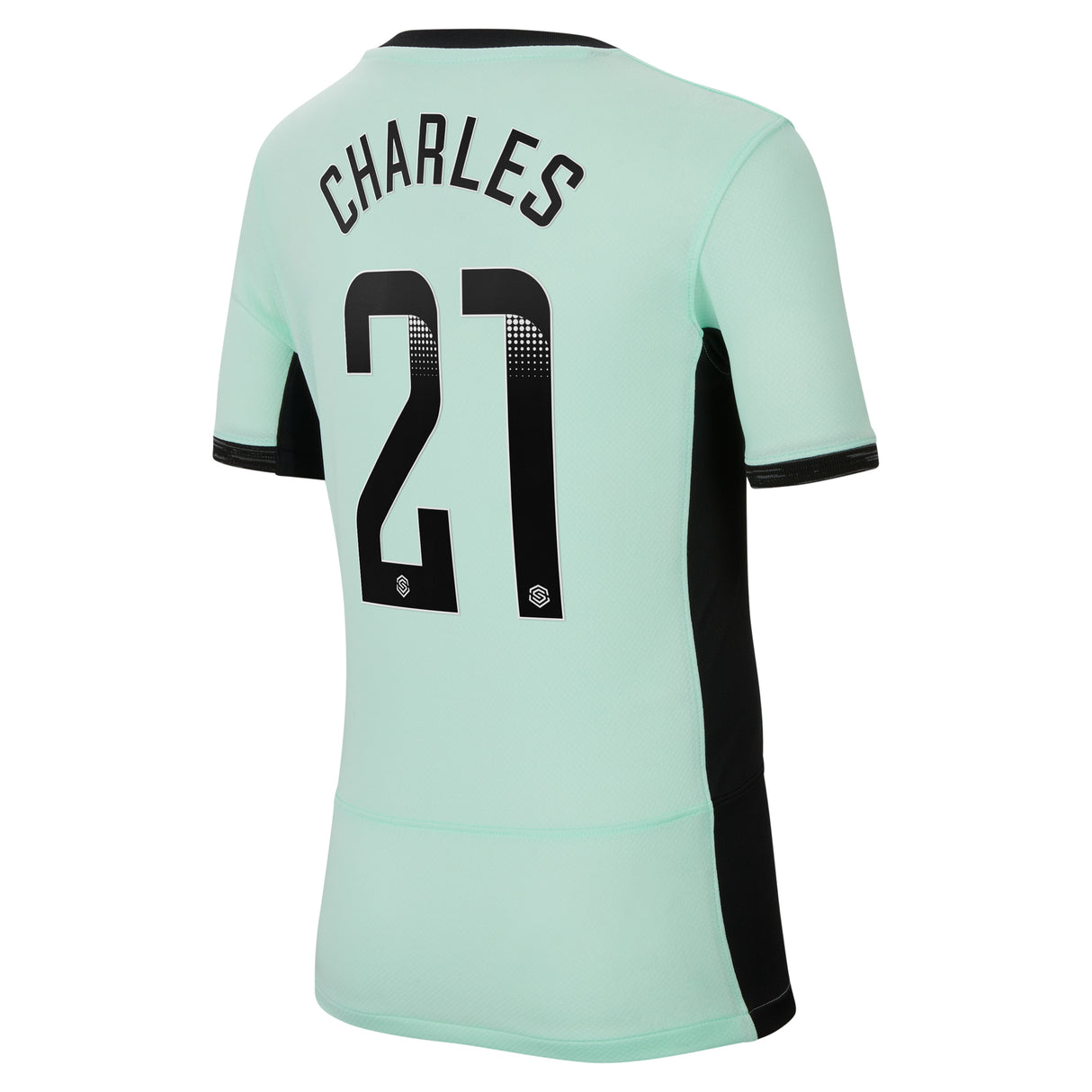 Chelsea WSL Third Stadium Sponsored Shirt 2023-24 - Kids with Charles 21  printing - Kit Captain