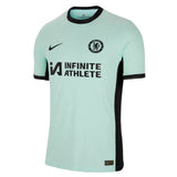 Chelsea Third Vapor Match Sponsored Shirt 2023-24 with Madueke 11 printing - Kit Captain