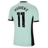 Chelsea Third Vapor Match Sponsored Shirt 2023-24 with Madueke 11 printing - Kit Captain
