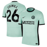 Chelsea Nike Third Stadium Sponsored Shirt 2023-24 with Colwill 26 printing