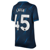 Chelsea Nike Away Stadium Sponsored Shirt 2023-24 - Kids with Lavia 45 printing