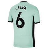 Chelsea Nike Third Stadium Sponsored Shirt 2023-24 with Silva 6 printing