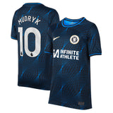 Chelsea Nike Away Stadium Sponsored Shirt 2023-24 - Kids with Mudryk 10 printing