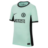 Chelsea Third Stadium Sponsored Shirt 2023-24 - Kids with Badiashile 5 printing - Kit Captain