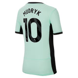 Chelsea Third Stadium Sponsored Shirt 2023-24 - Kids with Mudryk 10 printing - Kit Captain