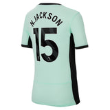 Chelsea Third Stadium Sponsored Shirt 2023-24 - Kids with Jackson 15 printing - Kit Captain