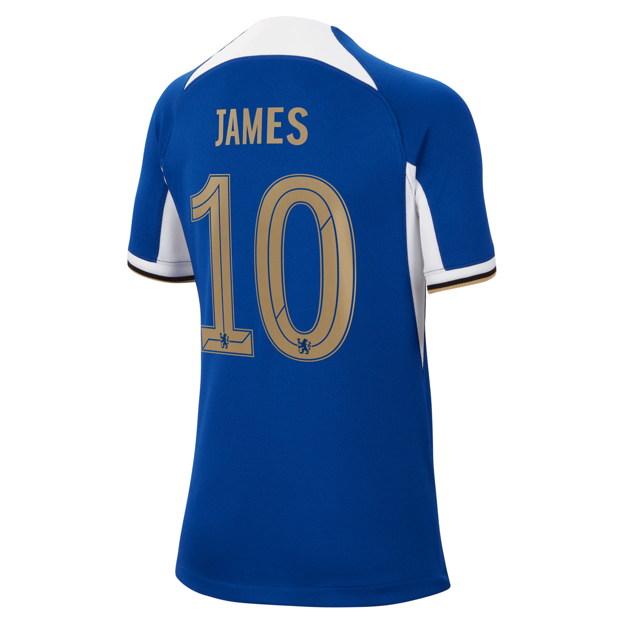 Chelsea Cup Nike Home Stadium Sponsored Shirt 2023-24 - Kids with James 10 printing