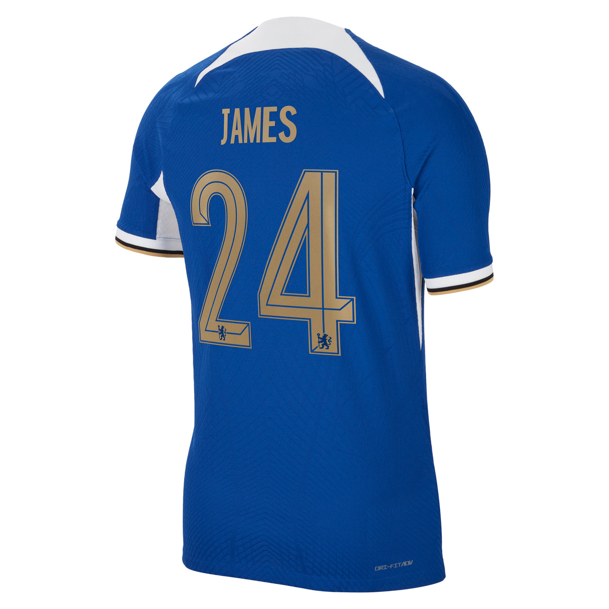 Chelsea Cup Home Vapor Match Sponsored Shirt 2023-24 with James 24 printing - Kit Captain