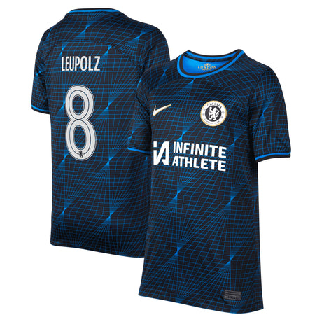 Chelsea Nike Cup Away Stadium Sponsored Shirt 2023-24 - Kids with Leupolz 8 printing