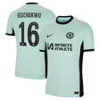 Chelsea Cup Third Vapor Match Sponsored Shirt 2023-24 with Ugochukwu 16 printing - Kit Captain