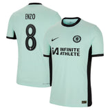 Chelsea Cup Third Vapor Match Sponsored Shirt 2023-24 with Fernández 8 printing - Kit Captain