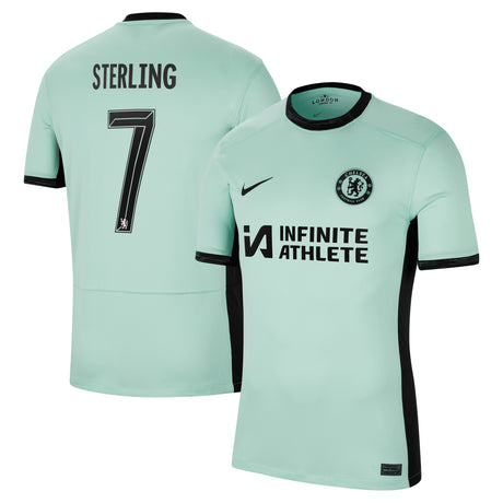 Chelsea Cup Nike Third Stadium Sponsored Shirt 2023-24 with Sterling 7 printing