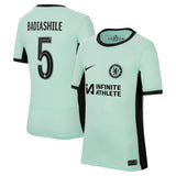 Chelsea Cup Third Stadium Sponsored Shirt 2023-24 - Kids with Badiashile 5 printing - Kit Captain