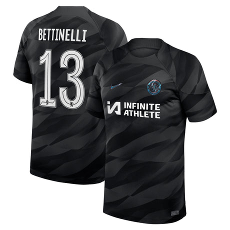 Chelsea Cup Nike Home Goalkeeper Stadium Sponsored Shirt 2023-24 with Bettinelli 13 printing