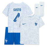 France Away Stadium Kit 2022 - Infant with Gusto 4 printing - Kit Captain