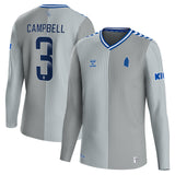 Everton WSL Hummel Third Shirt 2023-24 - Long Sleeve - Kids - With Campbell 3 printing - Kit Captain