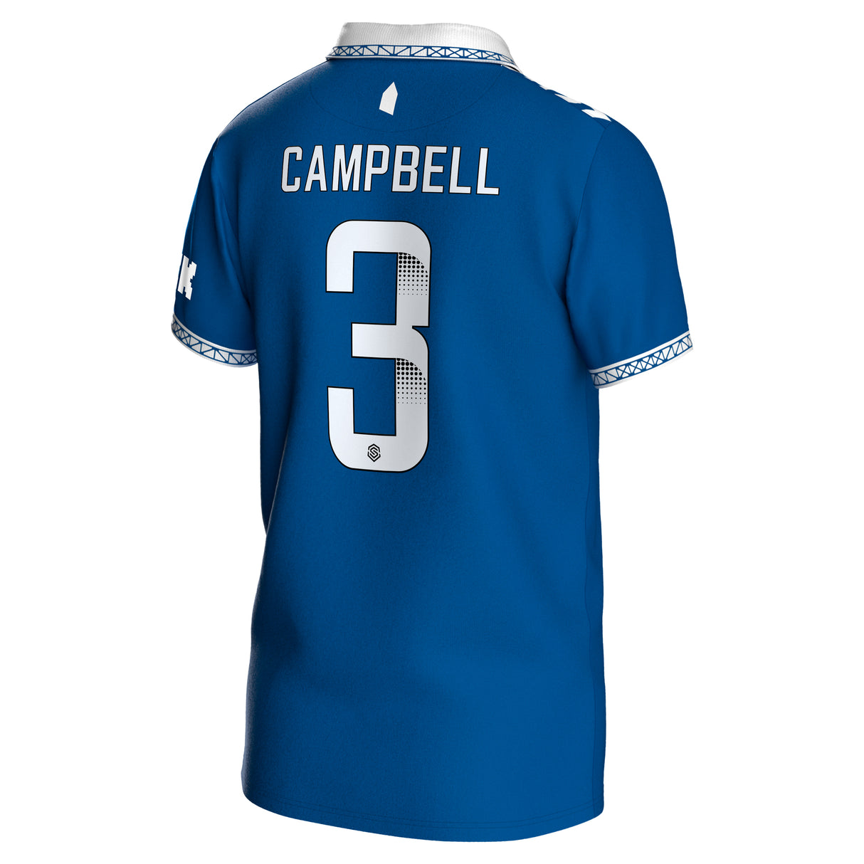 Everton WSL Hummel Home Shirt 2023-24 - Kids - With Campbell 3 printing - Kit Captain