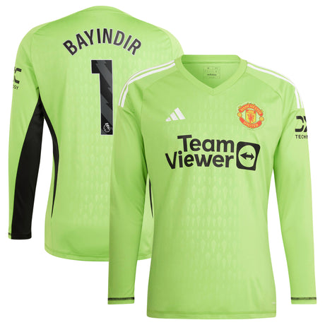 Manchester United EPL Home Goalkeeper Shirt 2023-24 with Bayındır 1 printing