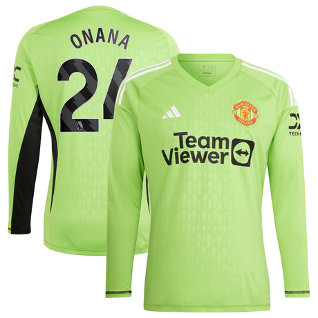 Manchester United EPL Home Goalkeeper Shirt 2023-24 with Onana 24 printing