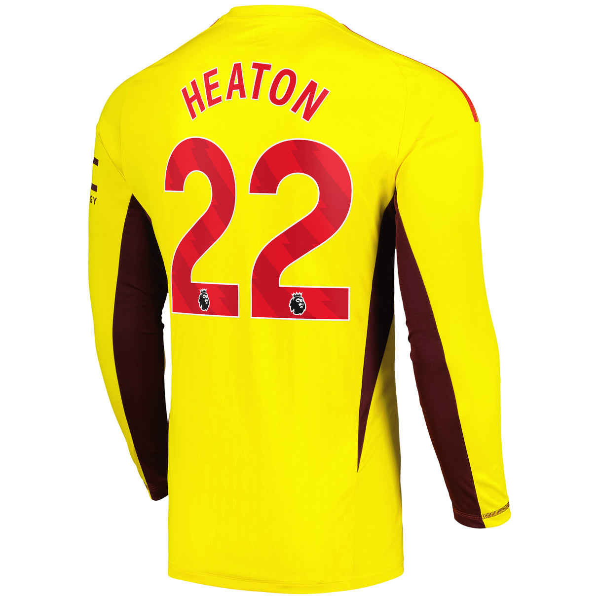 Manchester United EPL Away Goalkeeper Shirt 2023-24 with Heaton 22 printing