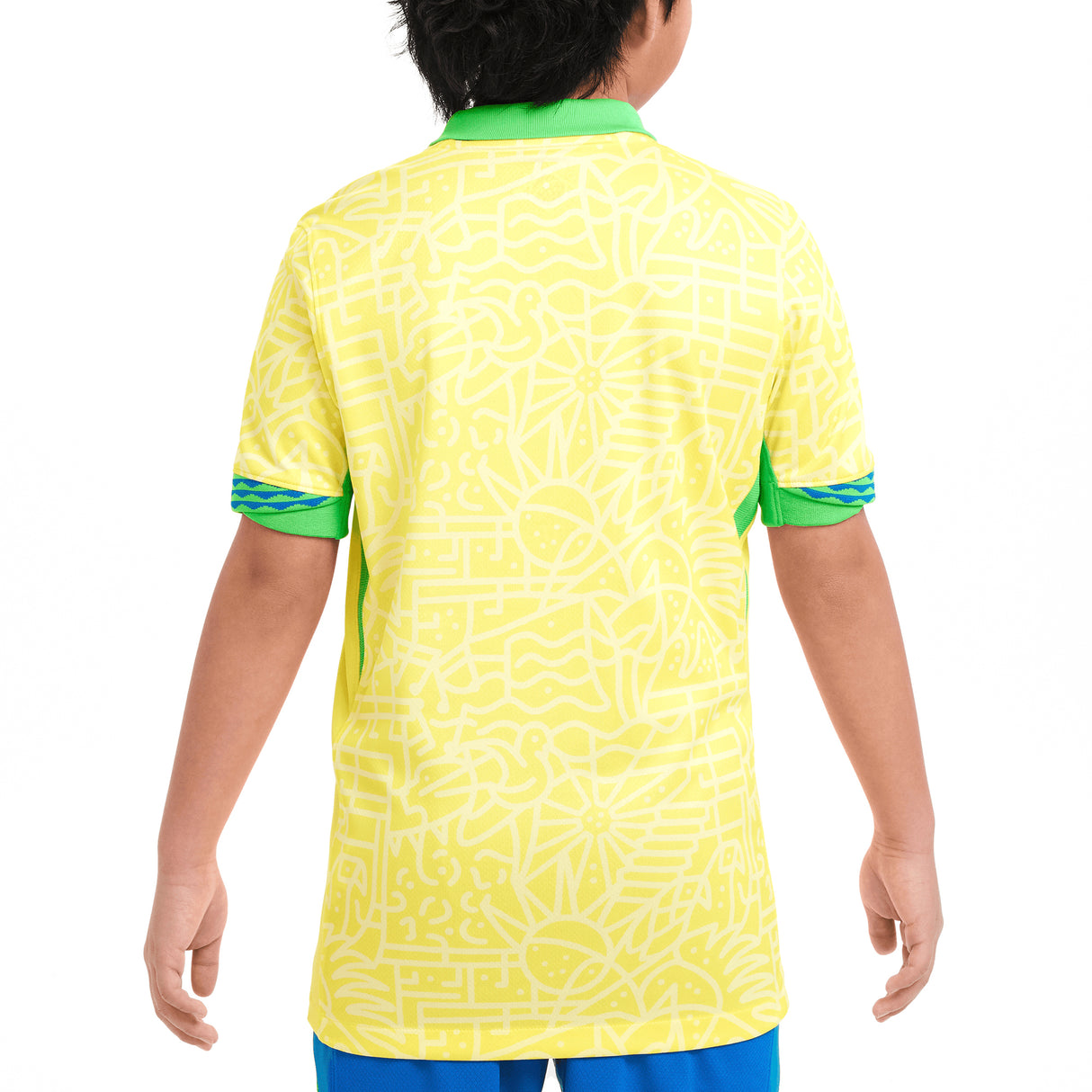 Brazil Nike Home Stadium Shirt 2024 - Kids