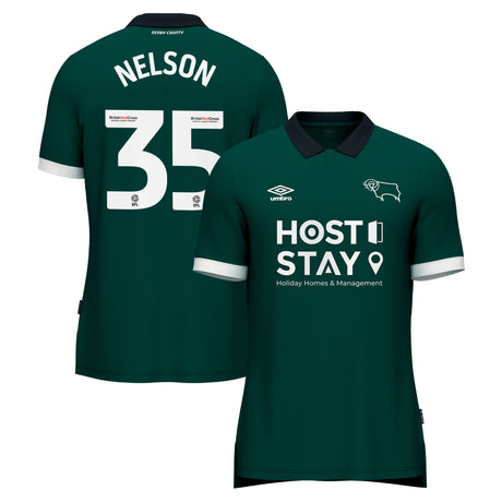 Derby County Umbro Third Shirt 2023-24 - Kids - Curtis Nelson 35