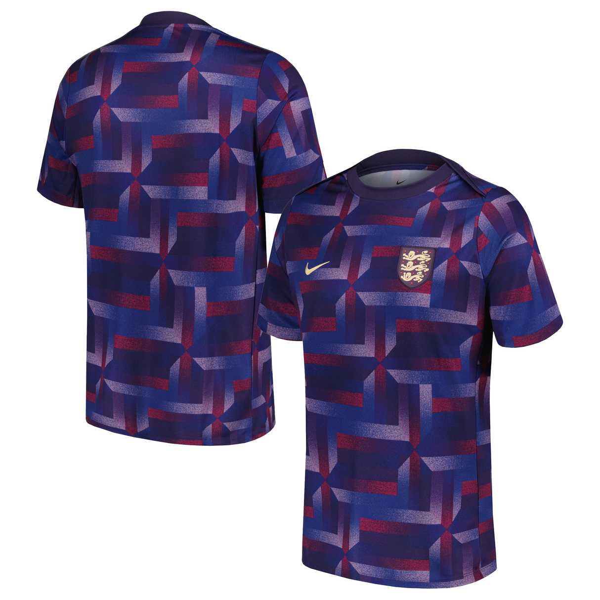 England Nike Pre Match Top - Purple