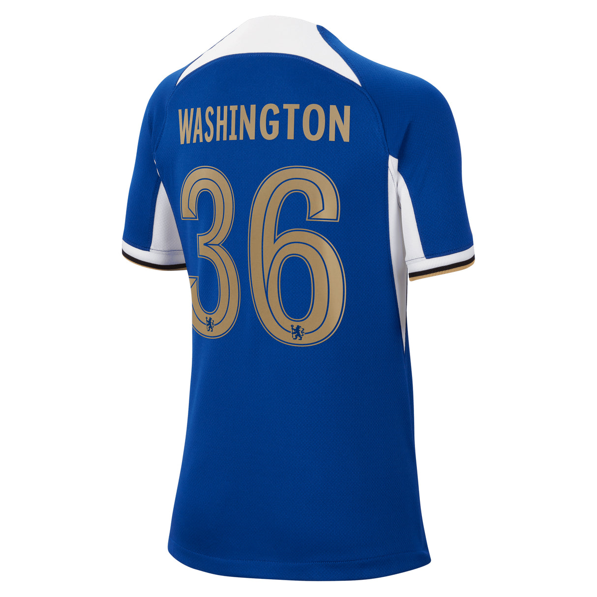 Chelsea Cup Nike Home Stadium Sponsored Shirt 2023-24 - Kids with Washington 36 printing