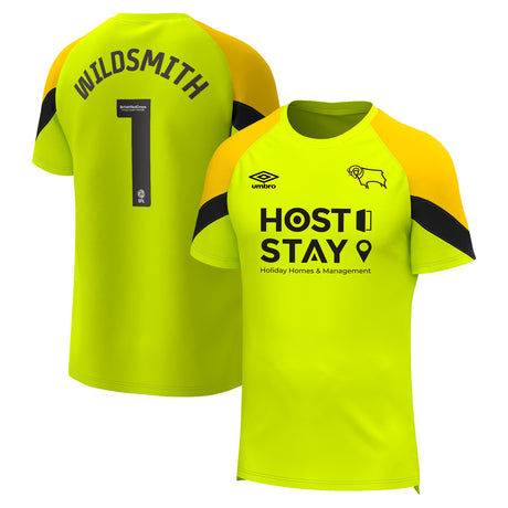 Derby County Umbro Goalkeeper Shirt 2023-24 - Kids - Joe Wildsmith 1