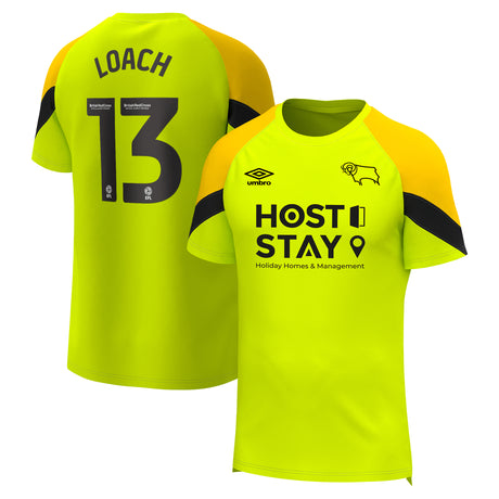 Derby County Umbro Goalkeeper Shirt 2023-24 - Kids - Scott Loach 13