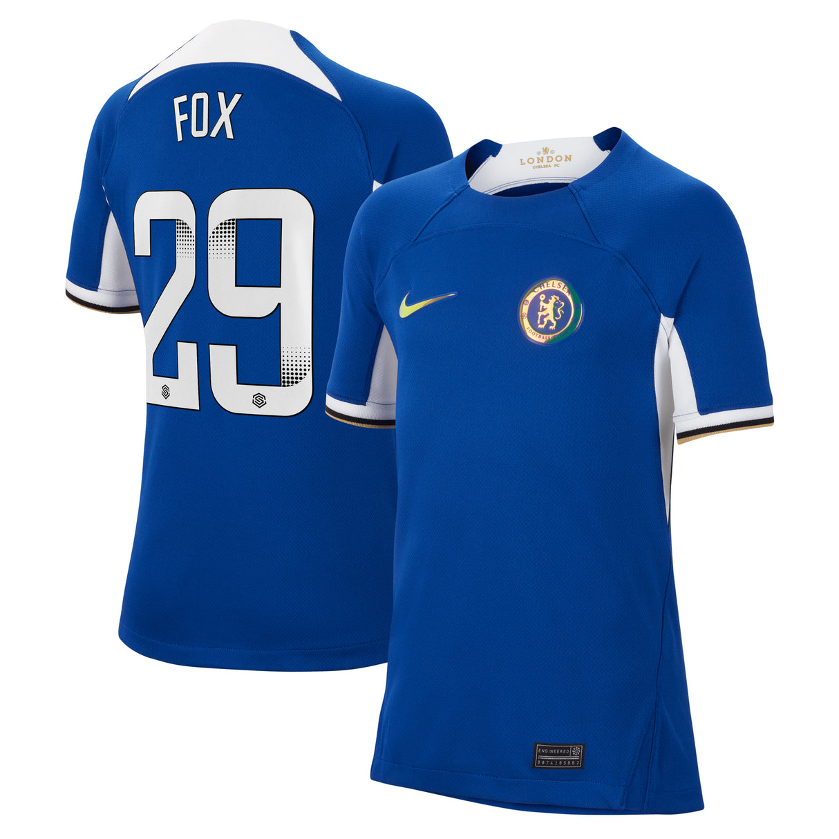 Chelsea WSL Nike Home Stadium Shirt 2023-24 - Kids - Jorja Fox 29