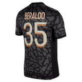 PSG x Jordan Third Stadium Shirt 2023-24 with Beraldo 35 printing