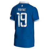 Everton WSL Home Shirt 2023-24 - Kids with Payne 19 printing