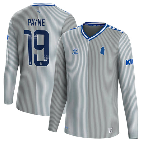 Everton WSL Third Shirt 2023-24 - Long Sleeve - Kids with Payne 19 printing