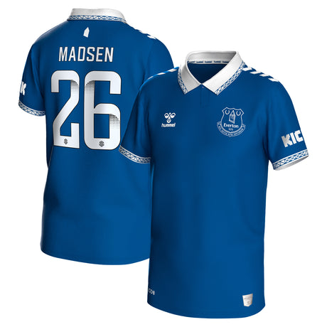 Everton WSL Home Shirt 2023-24 - Kids with Madsen 26 printing