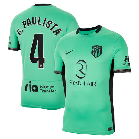 Atlético de Madrid Nike Third Stadium Shirt 2023-24 with G.Paulista 4 printing