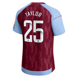 Aston Villa WSL Home Pro Shirt 2023-24 with Taylor 25 printing