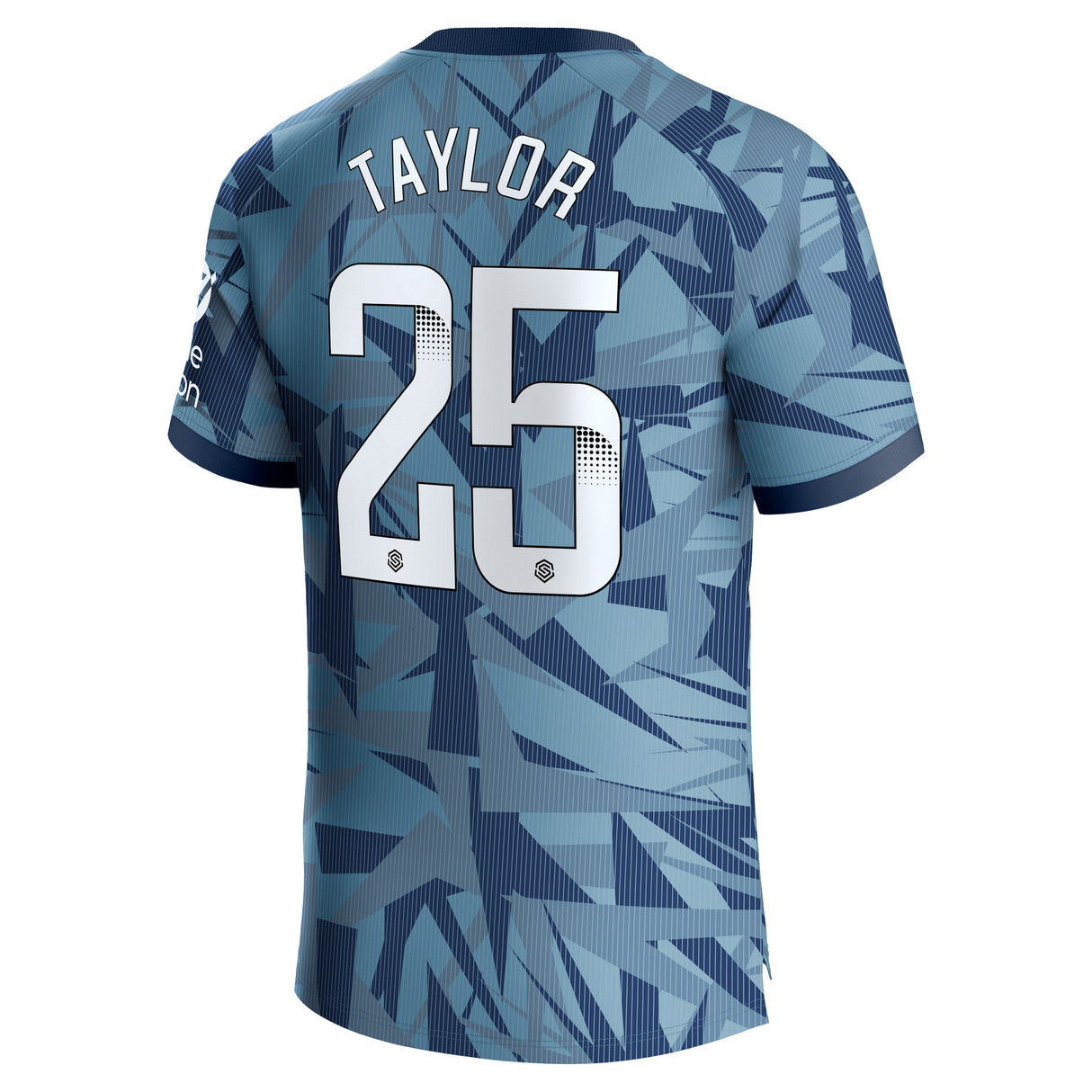 Aston Villa WSL Third Stadium Shirt 2023-24 with Taylor 25 printing