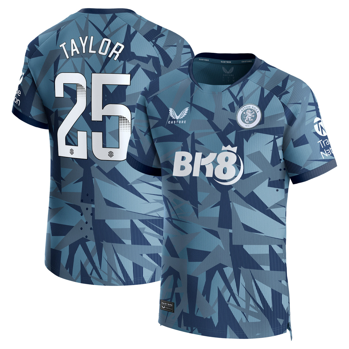 Aston Villa WSL Third Pro Shirt 2023-24 with Taylor 25 printing