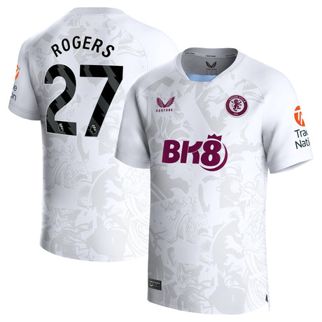 Aston Villa Away Stadium Shirt 2023-24 with Rogers 27 printing