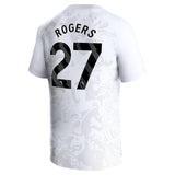 Aston Villa Away Stadium Shirt 2023-24 - Kids with Rogers 27 printing