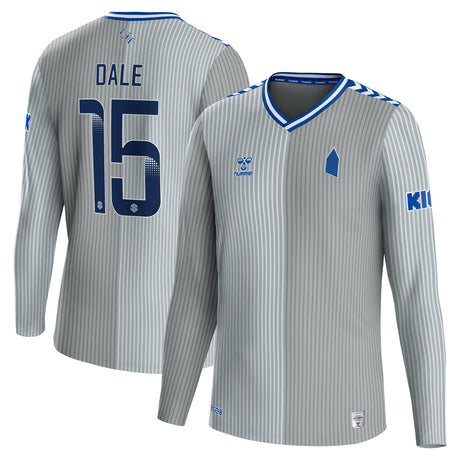 Everton WSL Third Shirt 2023-24 - Long Sleeve - Kids with Dale 15 printing