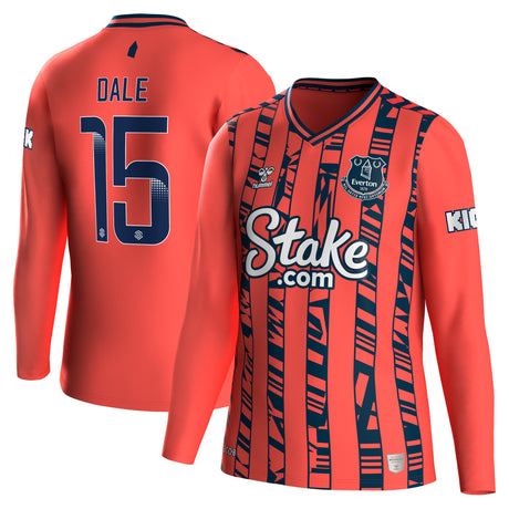 Everton WSL Away Shirt 2023-24 - Long Sleeve with Dale 15 printing