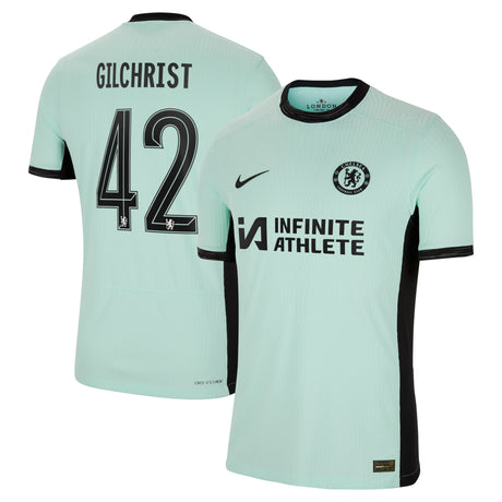 Chelsea Cup Nike Third Vapor Match Sponsored Shirt 2023-24 with Gilchrist 42 printing