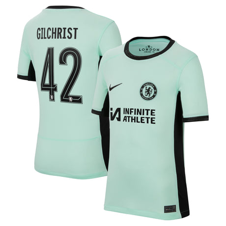 Chelsea Cup Nike Third Stadium Sponsored Shirt 2023-24 - Kids with Gilchrist 42 printing