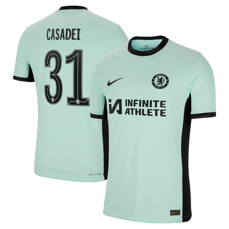 Chelsea Cup Nike Third Vapor Match Sponsored Shirt 2023-24 with Casadei 31 printing