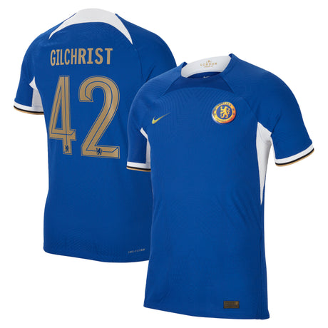 Chelsea Cup Nike Home Vapor Match Shirt 2023-24 with Gilchrist 42 printing